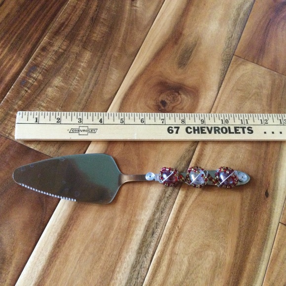 ✔️ Stainless Steel Beaded Dessert Server - Picture 6 of 6